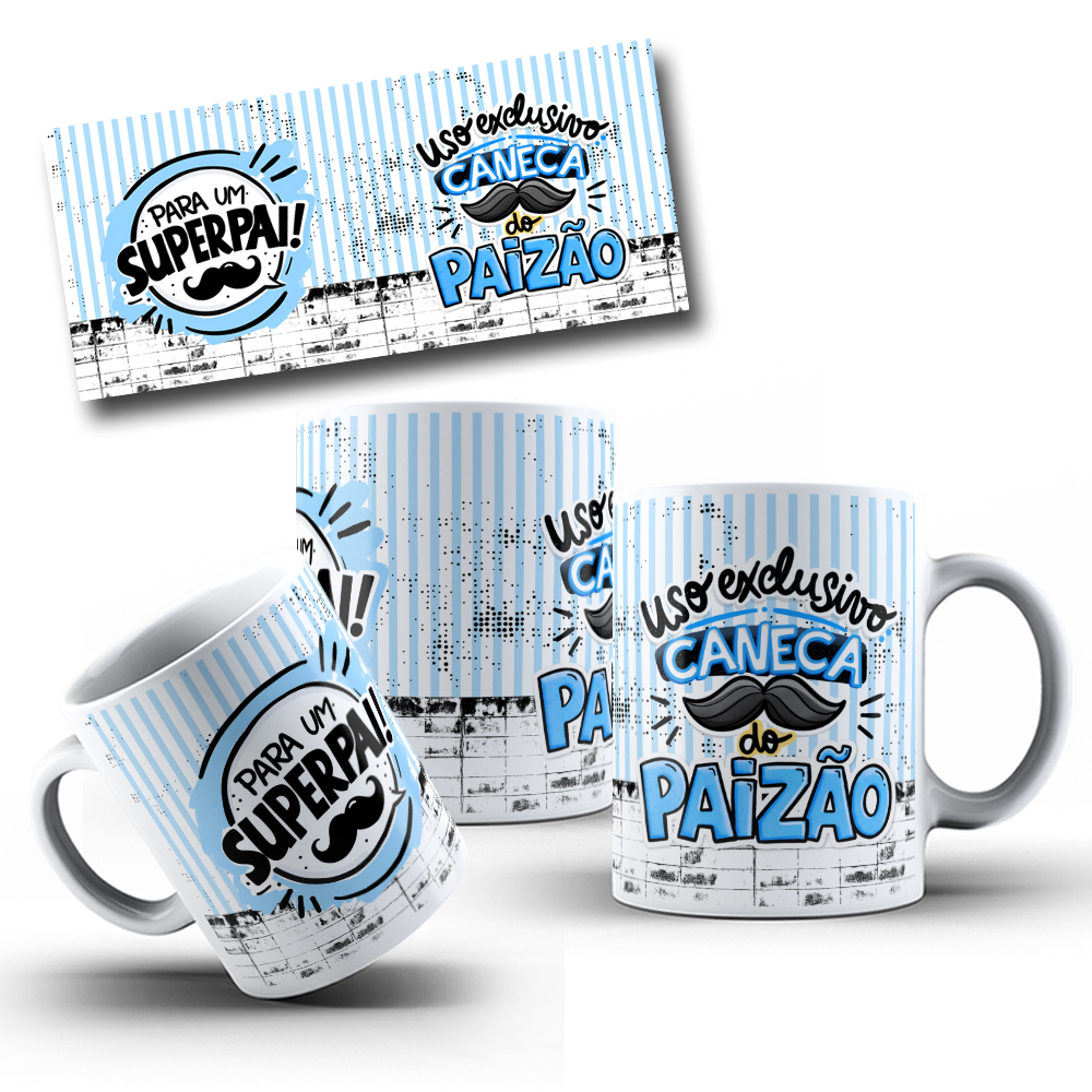 8 Artes para Caneca Dia dos Pais Arquivo em Png 7