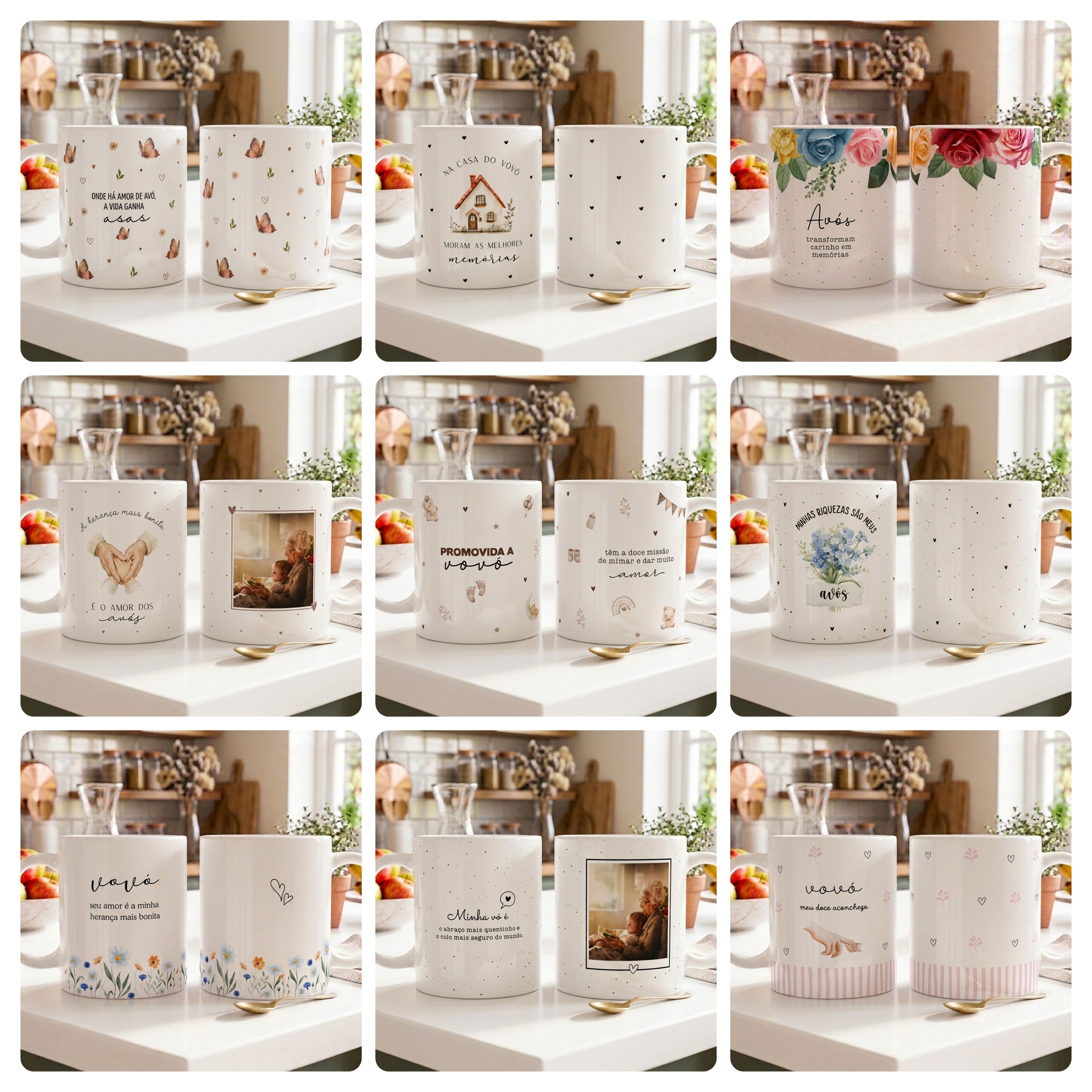 17 Artes para Caneca Dia dos Avós Arquivo Editável 7