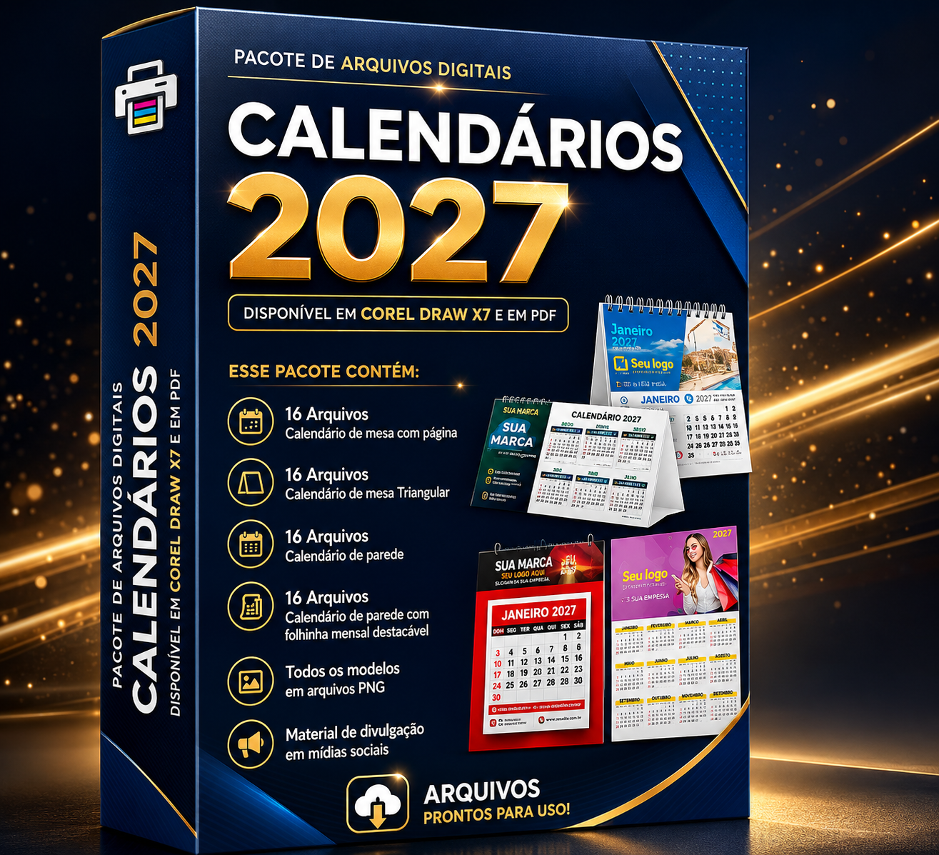 Arquivo Calendários 2027 Arquivo Editável  1