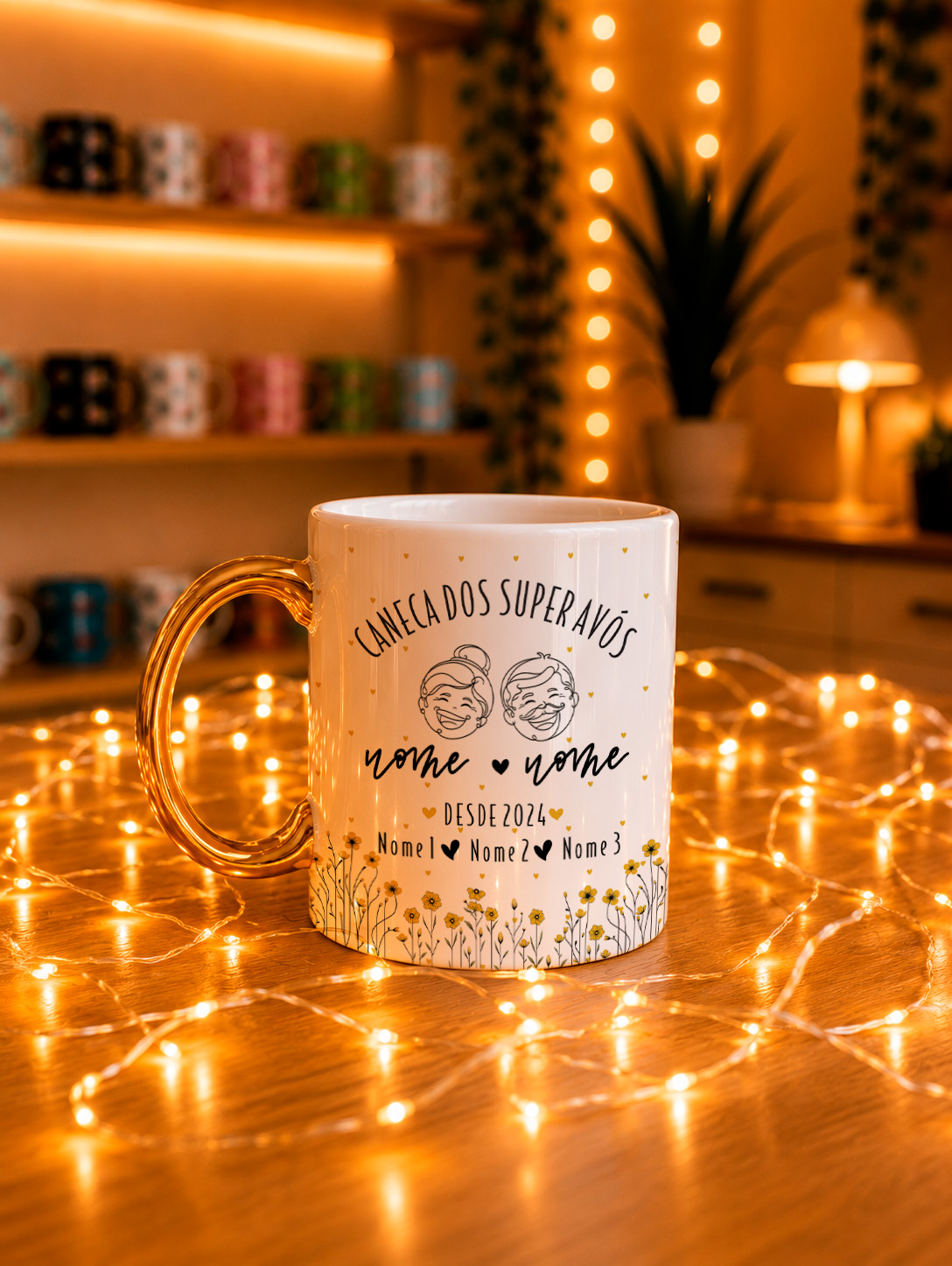 7 Artes para Caneca Dia dos Avós Arquivo Editável  4