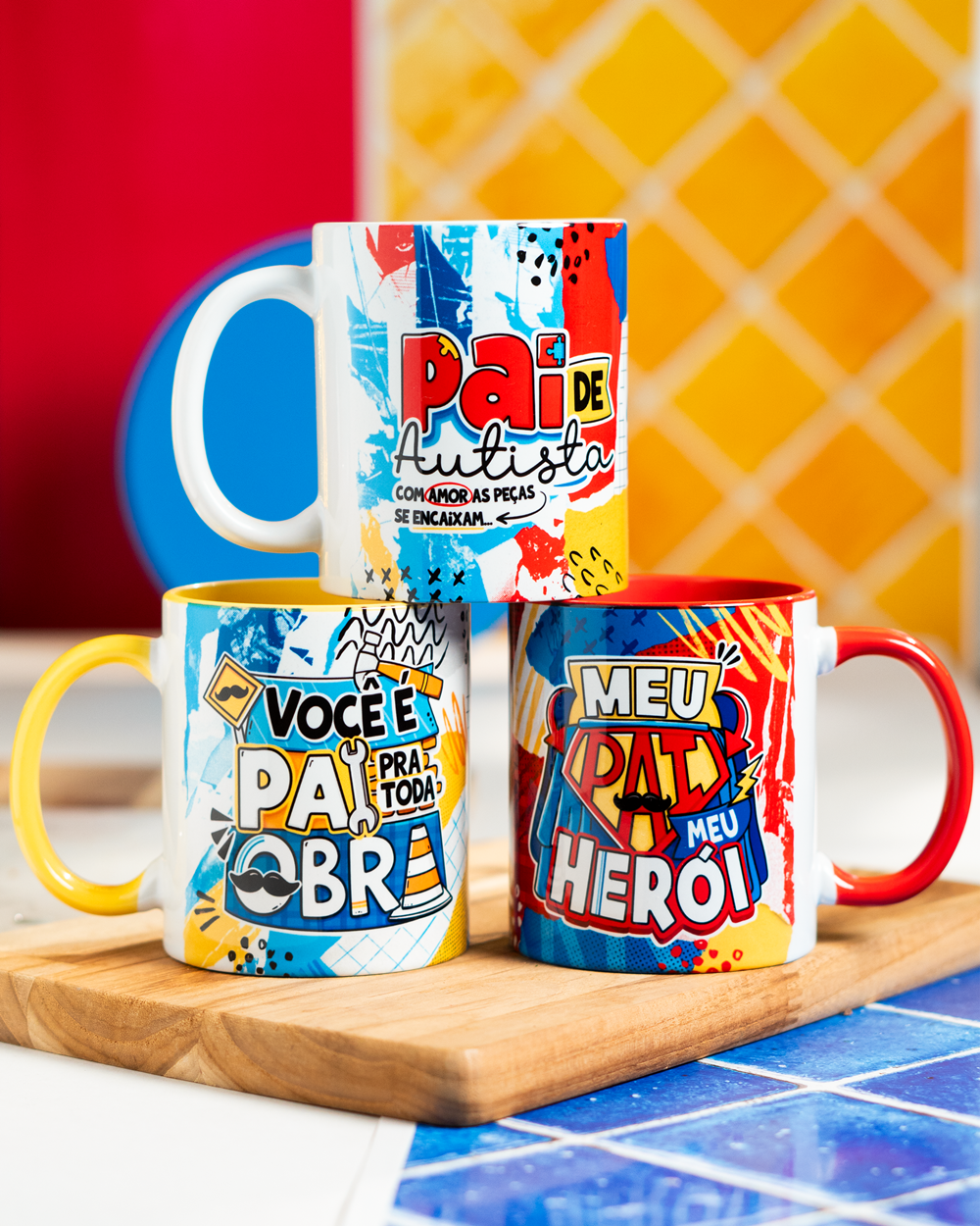 15 Artes para Caneca Meu Pai meu Herói Dia dos Pais Arquivo em Png  1