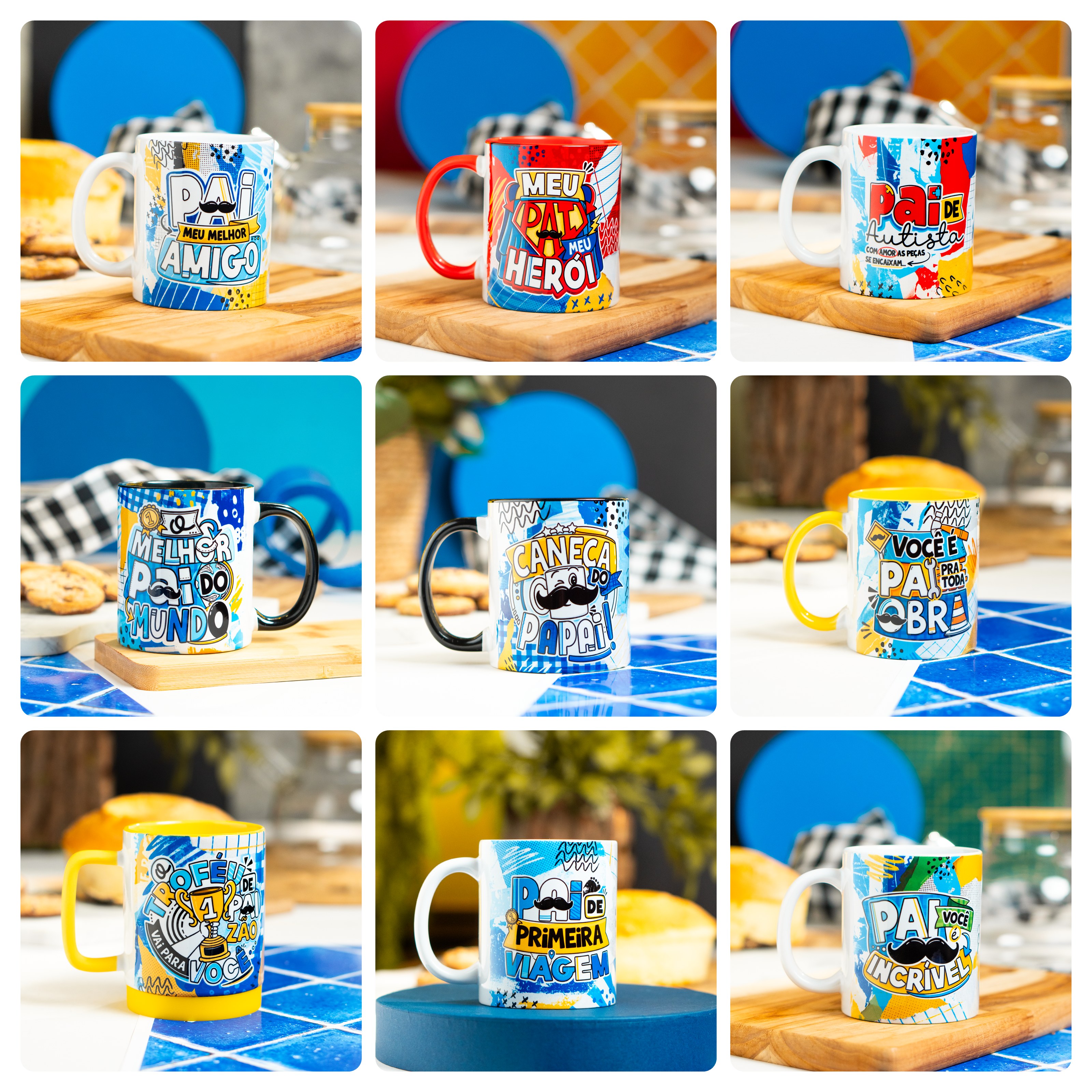 15 Artes para Caneca Meu Pai meu Herói Dia dos Pais Arquivo em Png  3