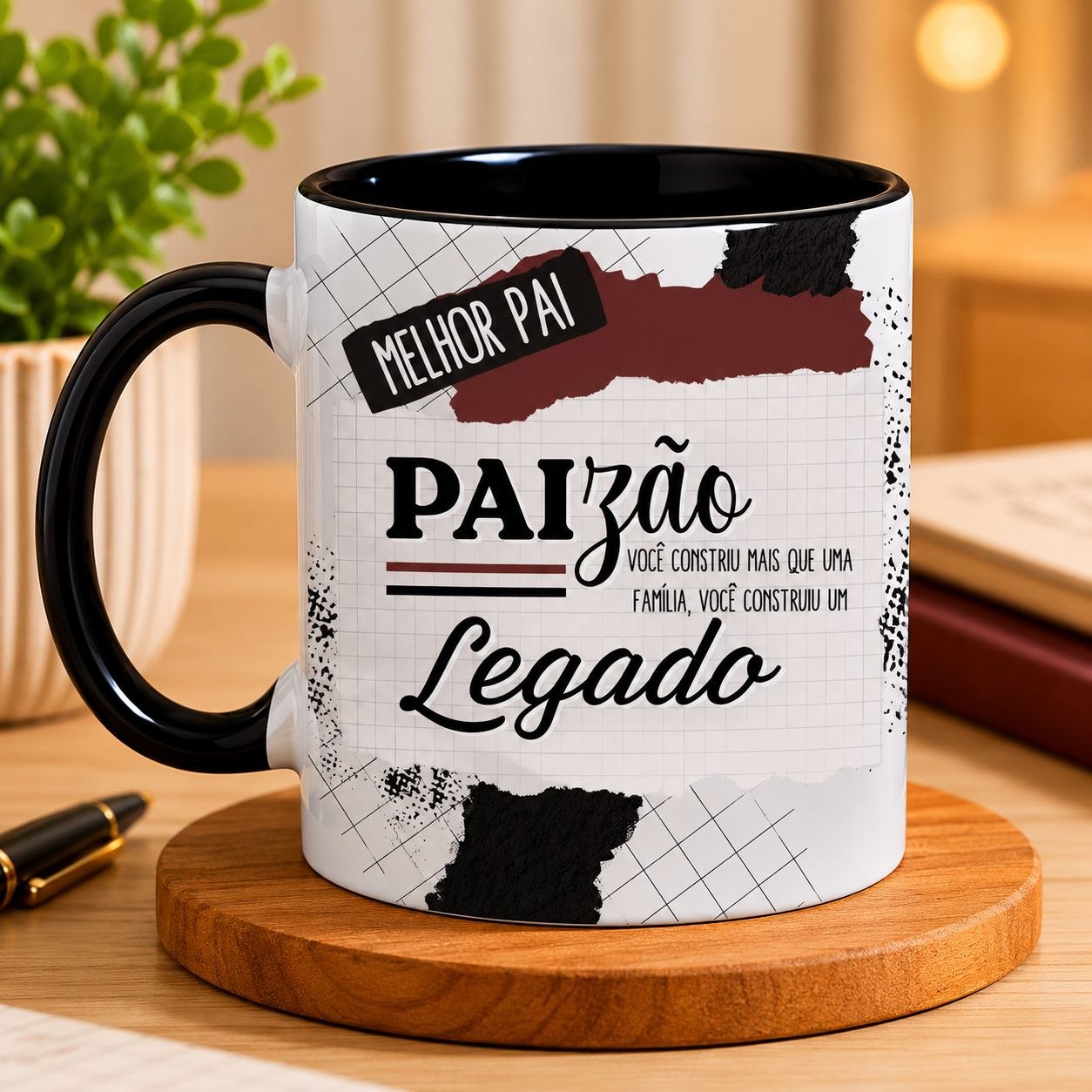 6 Artes para Caneca Dia dos Pais Arquivo Editável  1