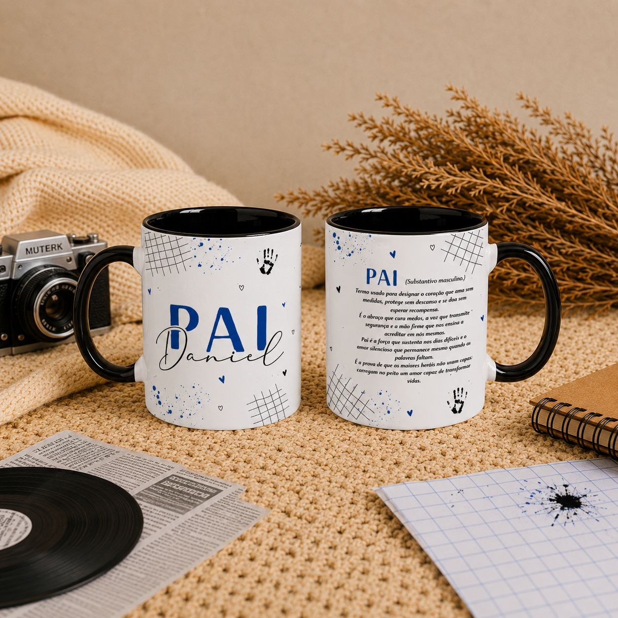 6 Artes para Caneca Dia dos Pais Arquivo Editável  5