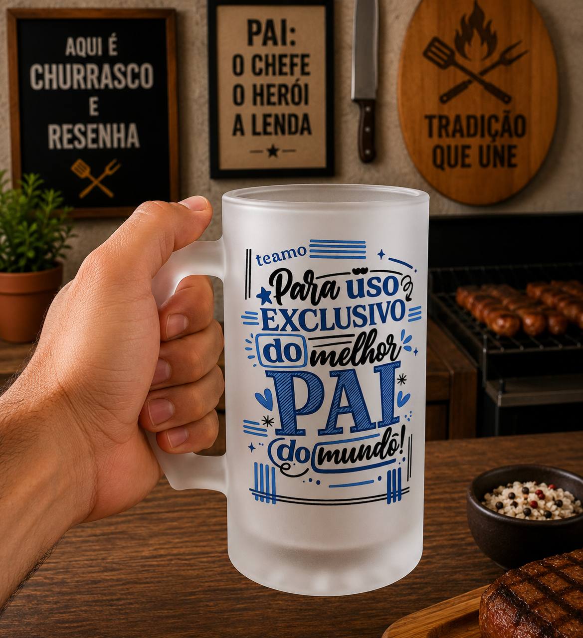 8 Artes para Copo Chopp Dia dos Pai Arquivo em Png  6