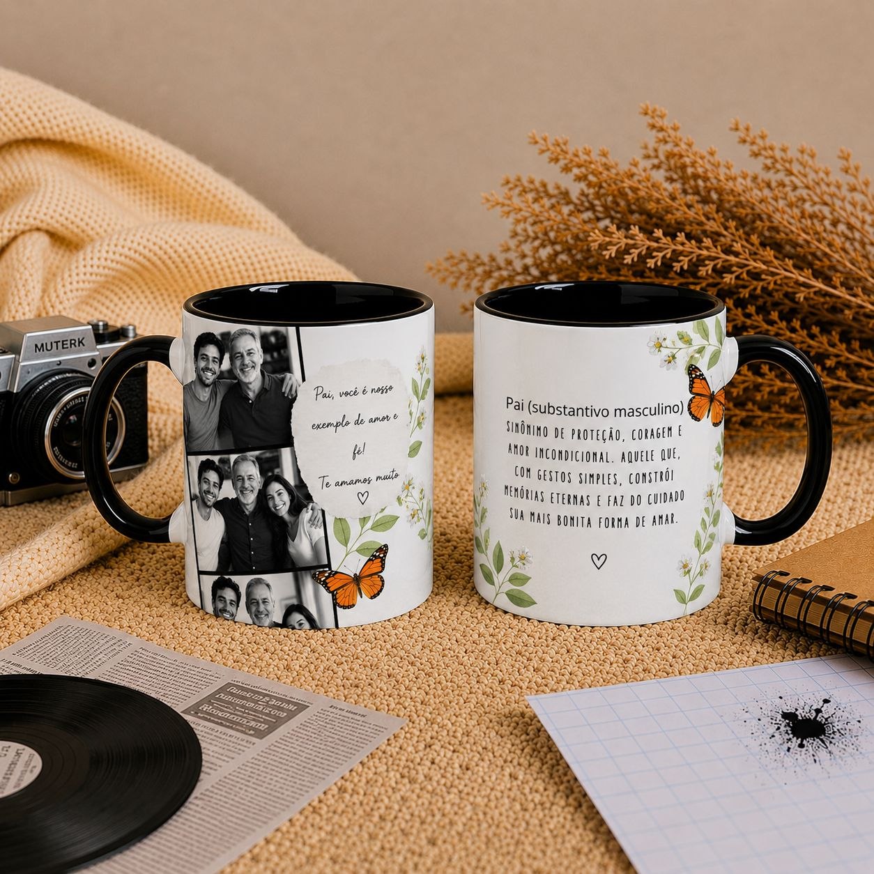 10 Artes para Caneca Dia dos Pais Meu Querido Pai Arquivo Editável  2