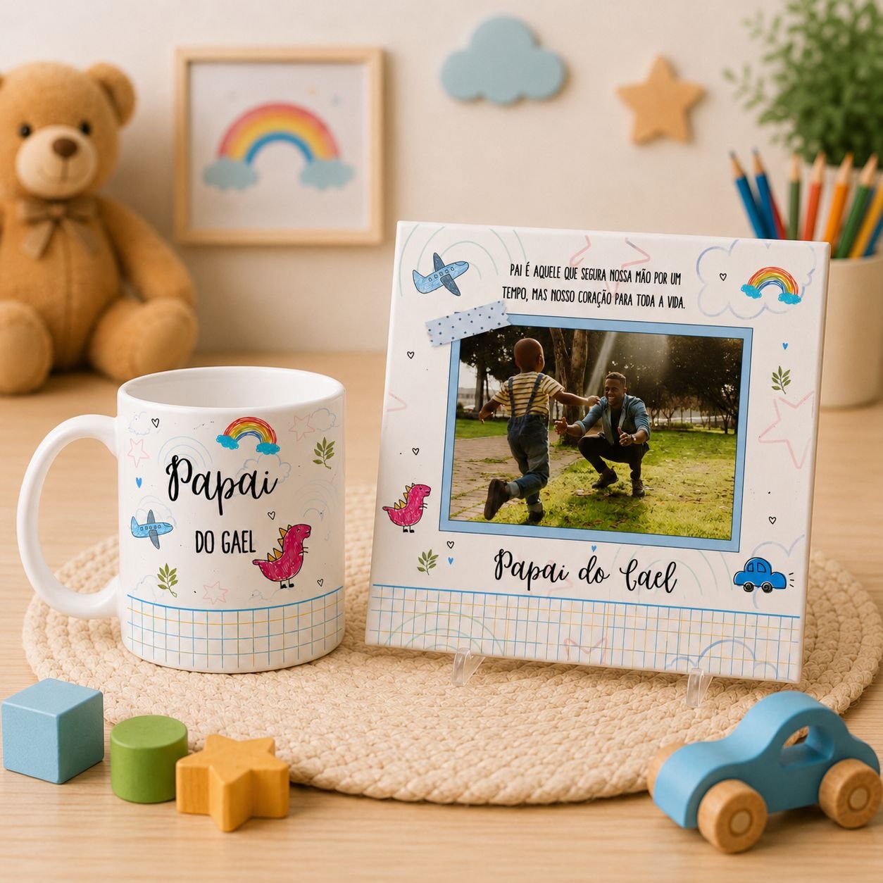 10 Artes para Caneca Dia dos Pais Meu Querido Pai Arquivo Editável  6