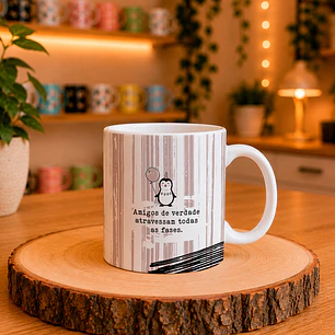 10 Artes para Caneca Amizade Arquivo Editável
