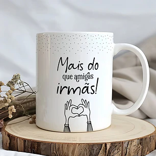 15 Artes para Caneca Amizade Arquivo Editável
