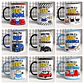 20 Artes para Caneca Dia dos Pai Flork Divertido Arquivo em Png - Thumbnail 1
