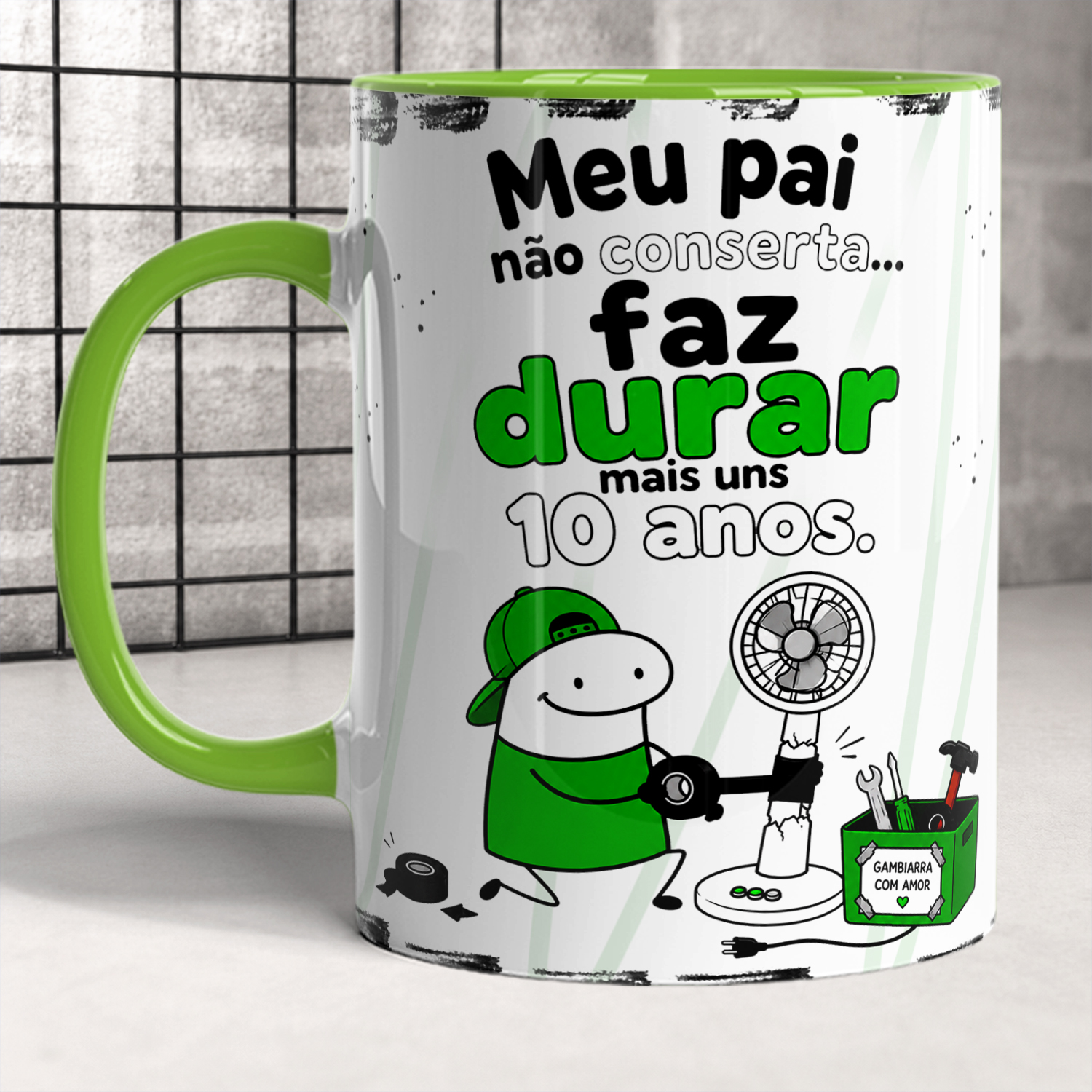 20 Artes para Caneca Dia dos Pai Flork Divertido Arquivo em Png 4