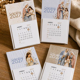 Arquivo Mini Calendário Imã de geladeira Santana e São Joaquim 2027 Pdf