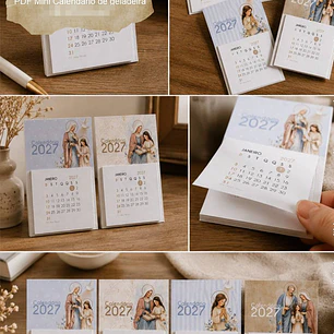Arquivo Mini Calendário Imã de geladeira Santana e São Joaquim 2027 Pdf