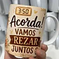 Arte Caneca Frei Gilson Acorda Vamos Rezar Juntos 3:50 Arquivos Jpg - thumbnail 3