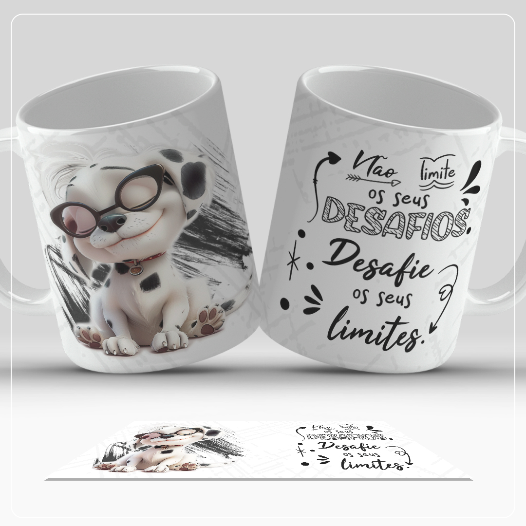6 Artes para Caneca Dogs Frases Arquivo em Jpg  3