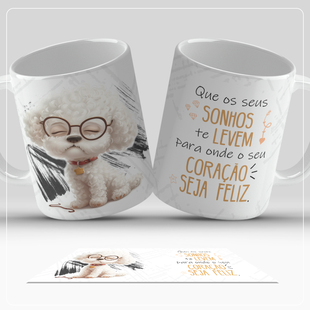 6 Artes para Caneca Dogs Frases Arquivo em Jpg  6