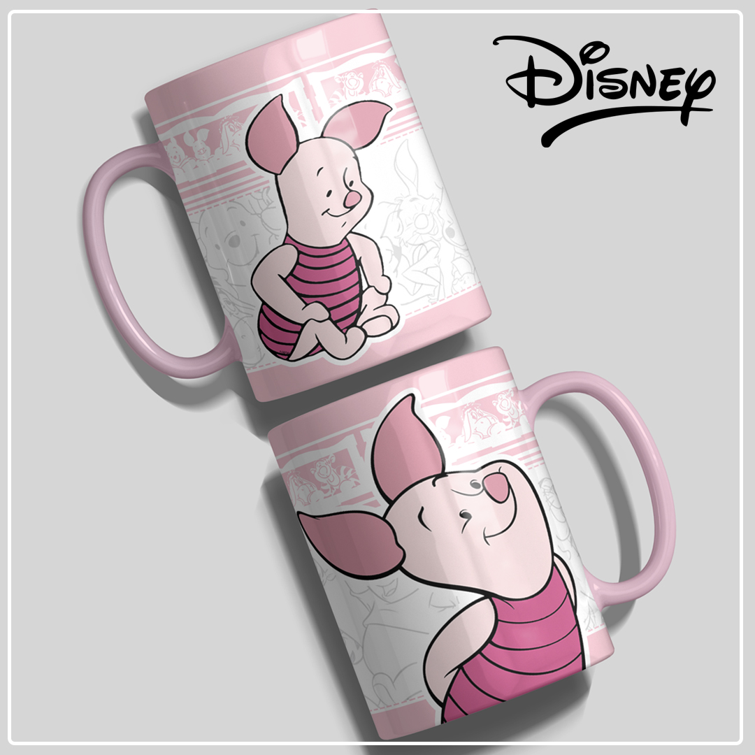 6 Artes para Caneca Turma do Ursinho Pooh Arquivo em Jpg 6