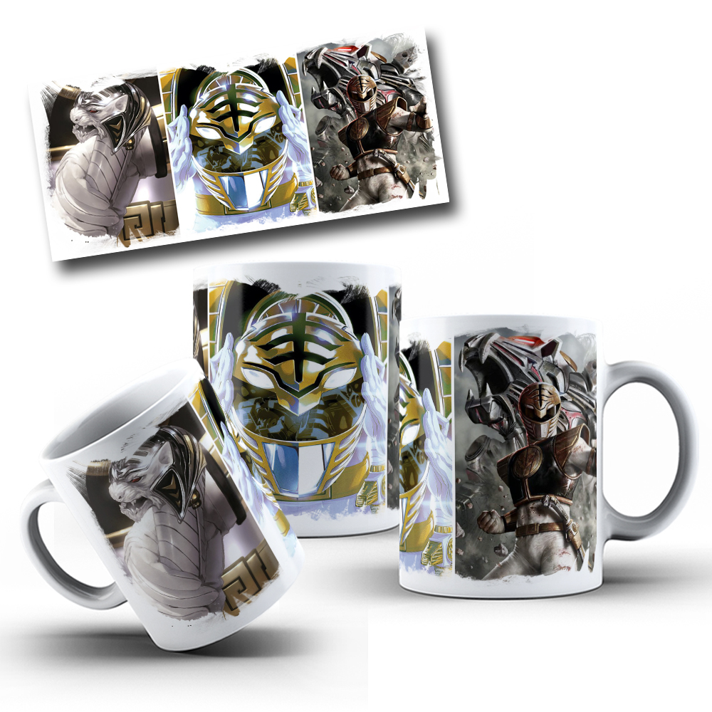 7 Artes para Caneca Power Rangers Arquivo em Jpg 4