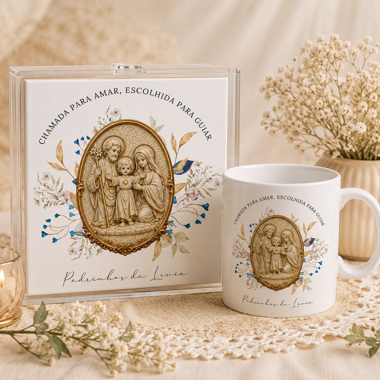 8 Artes para Caneca e Azulejo Sagrada Família Dindos Arquivo em Png  2