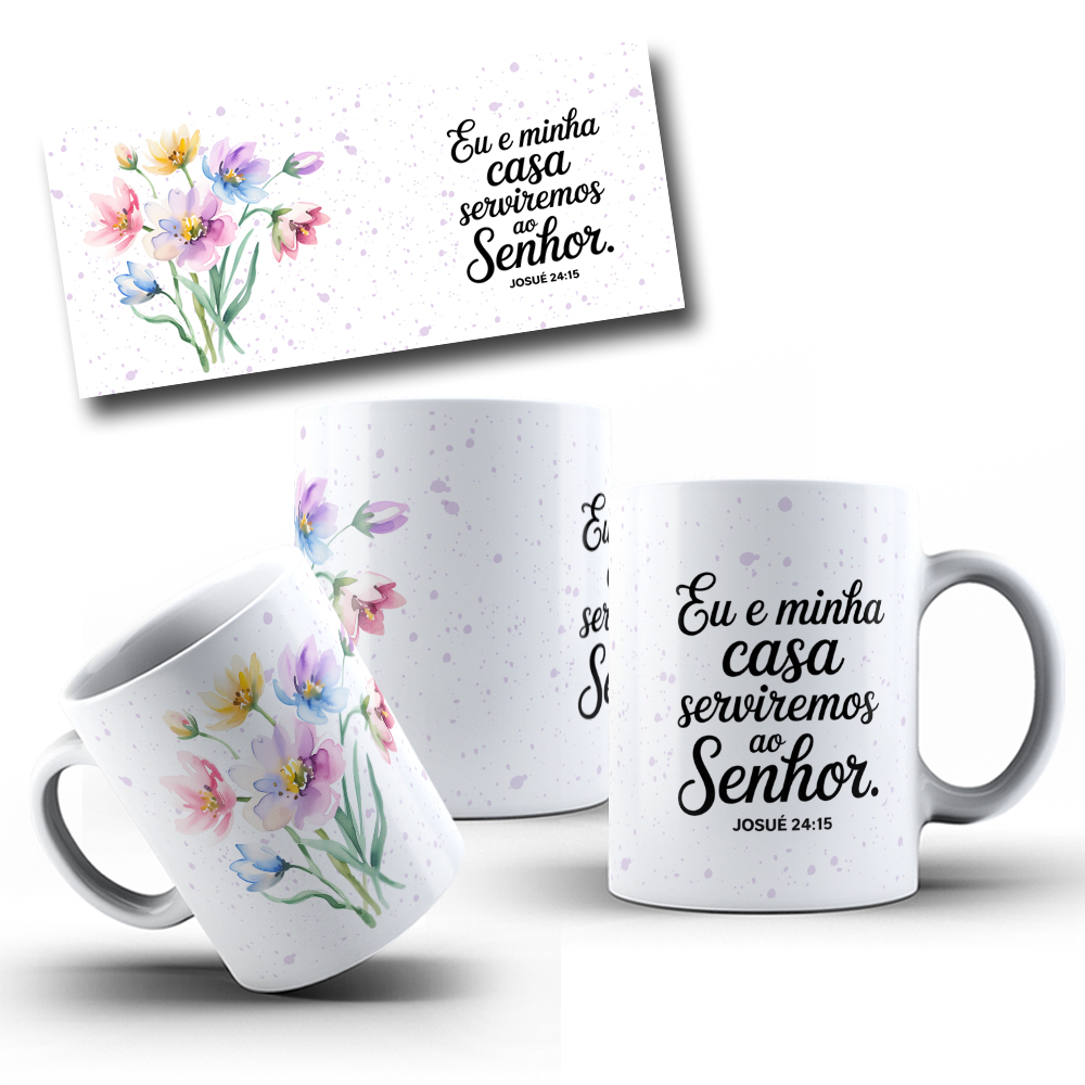 10 Artes para Caneca Jardim da Fé Frases Arquivo em Png 4