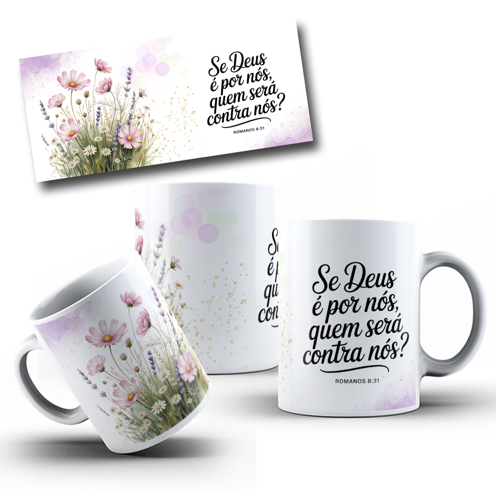 10 Artes para Caneca Jardim da Fé Frases Arquivo em Png 6