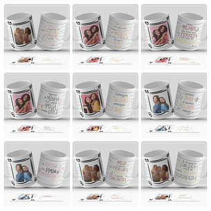 12 Artes para Caneca Amigas Amizade Arquivo em Png