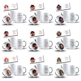 24 Artes para Caneca Frases Good Vibes Arquivo em Jpg 