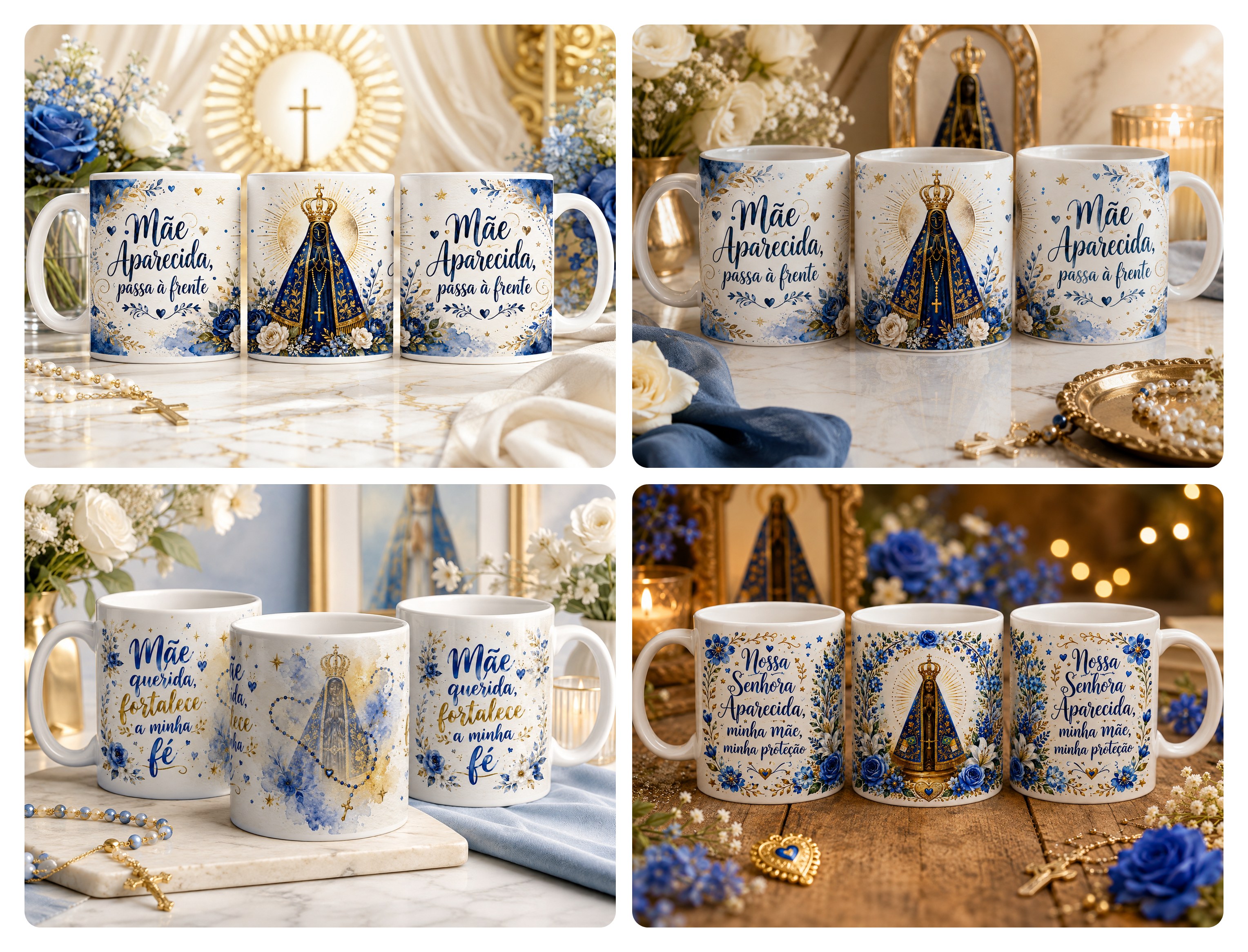 29 Artes para Caneca Nossa Senhora Aparecida Arquivo em Jpg 2