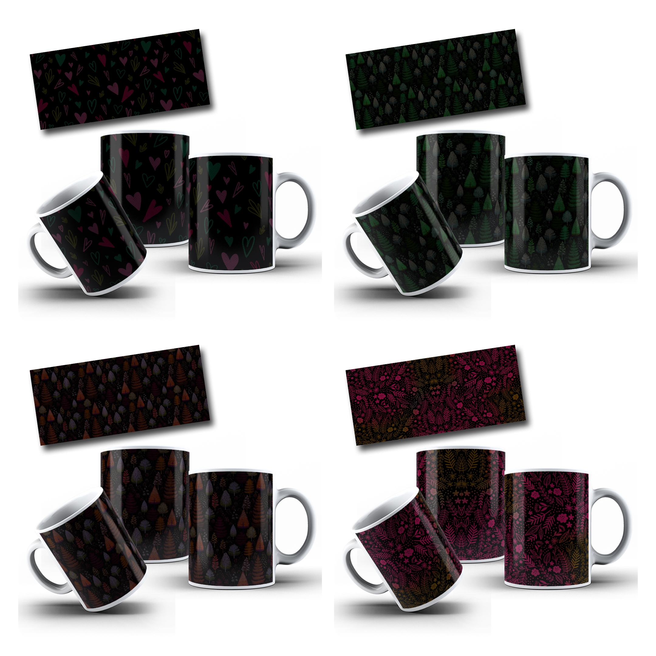 32 Artes para Caneca Chapada para Canecas com Erros de Impressão Arquivo em Png 2