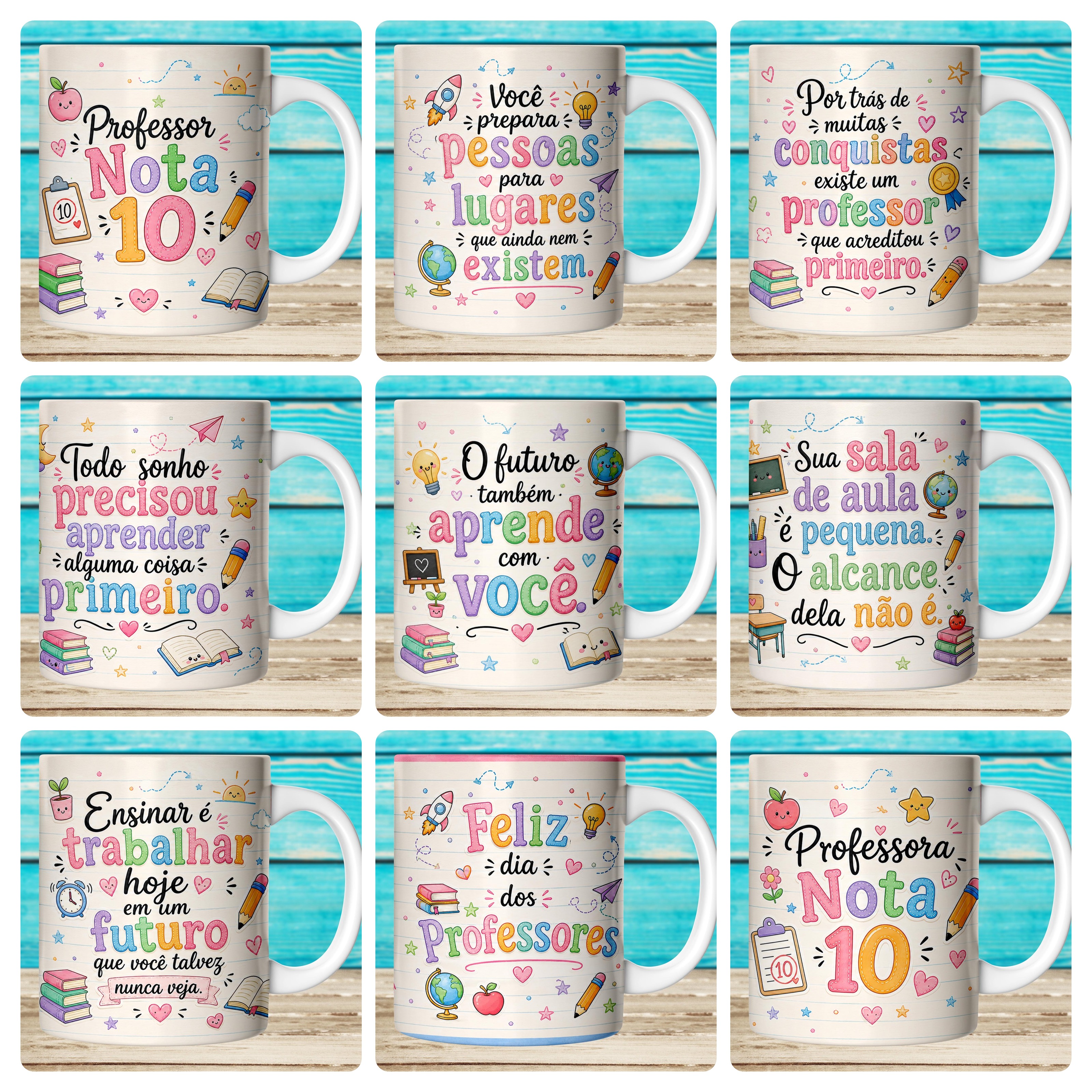 59 Artes para Caneca Dia dos Professores Afeto Arquivo em Jpg  4