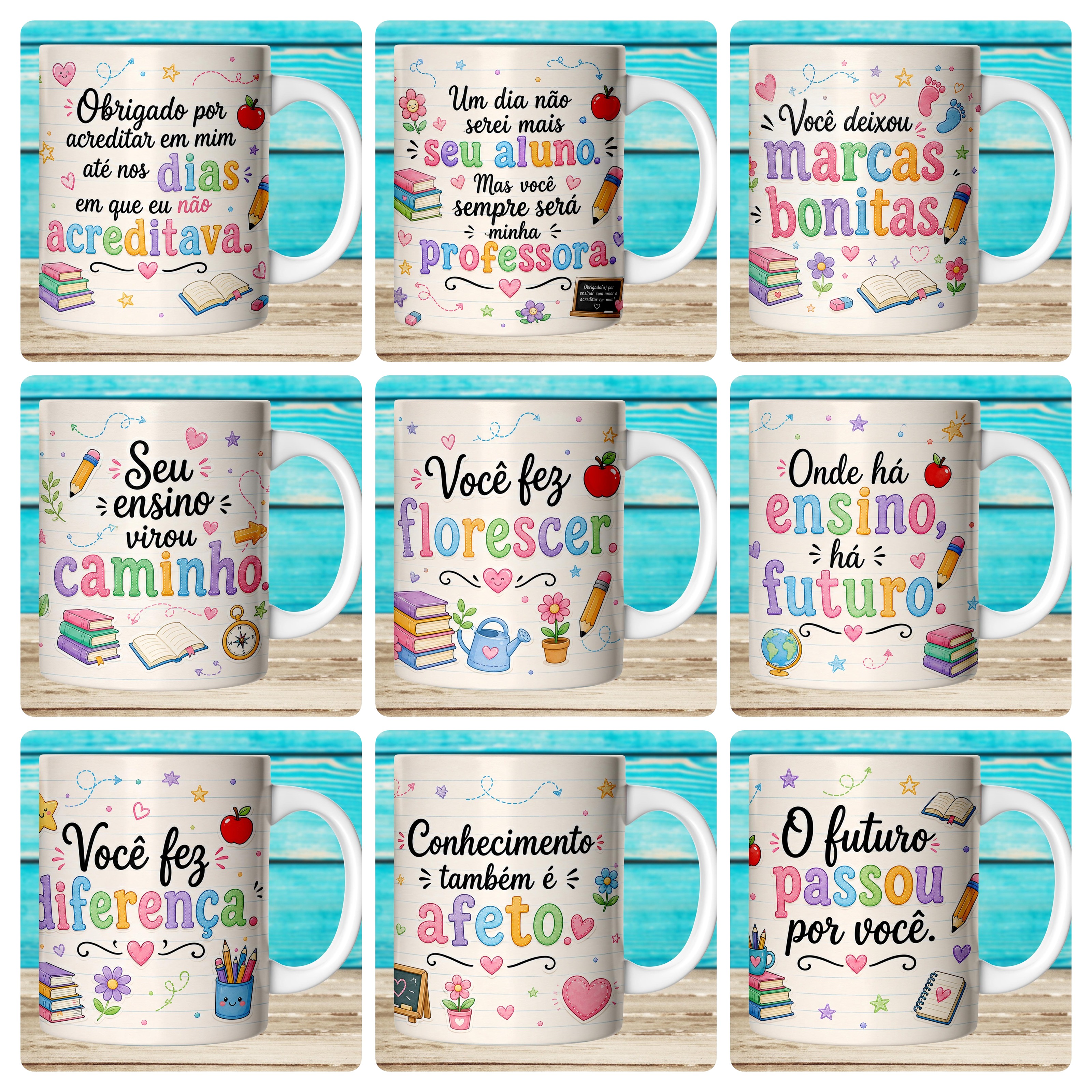 59 Artes para Caneca Dia dos Professores Afeto Arquivo em Jpg  6