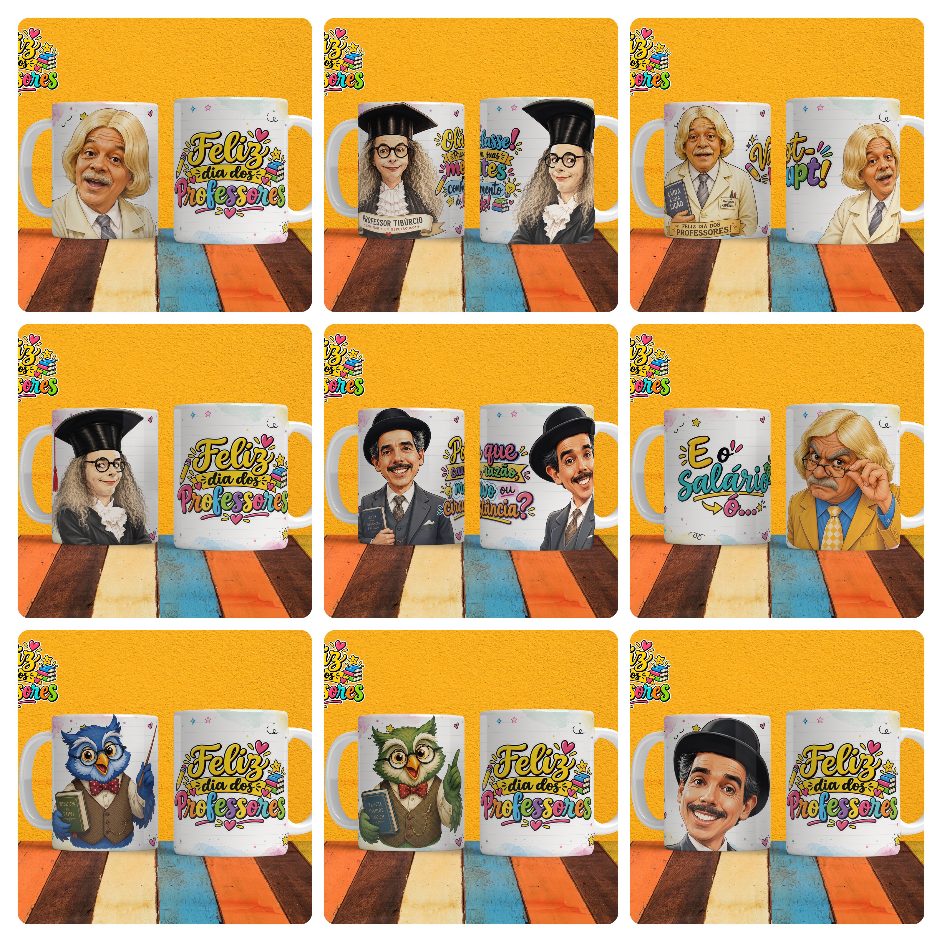 17 Artes para Caneca Dia dos Professores Bocão Arquivo em Jpg 2