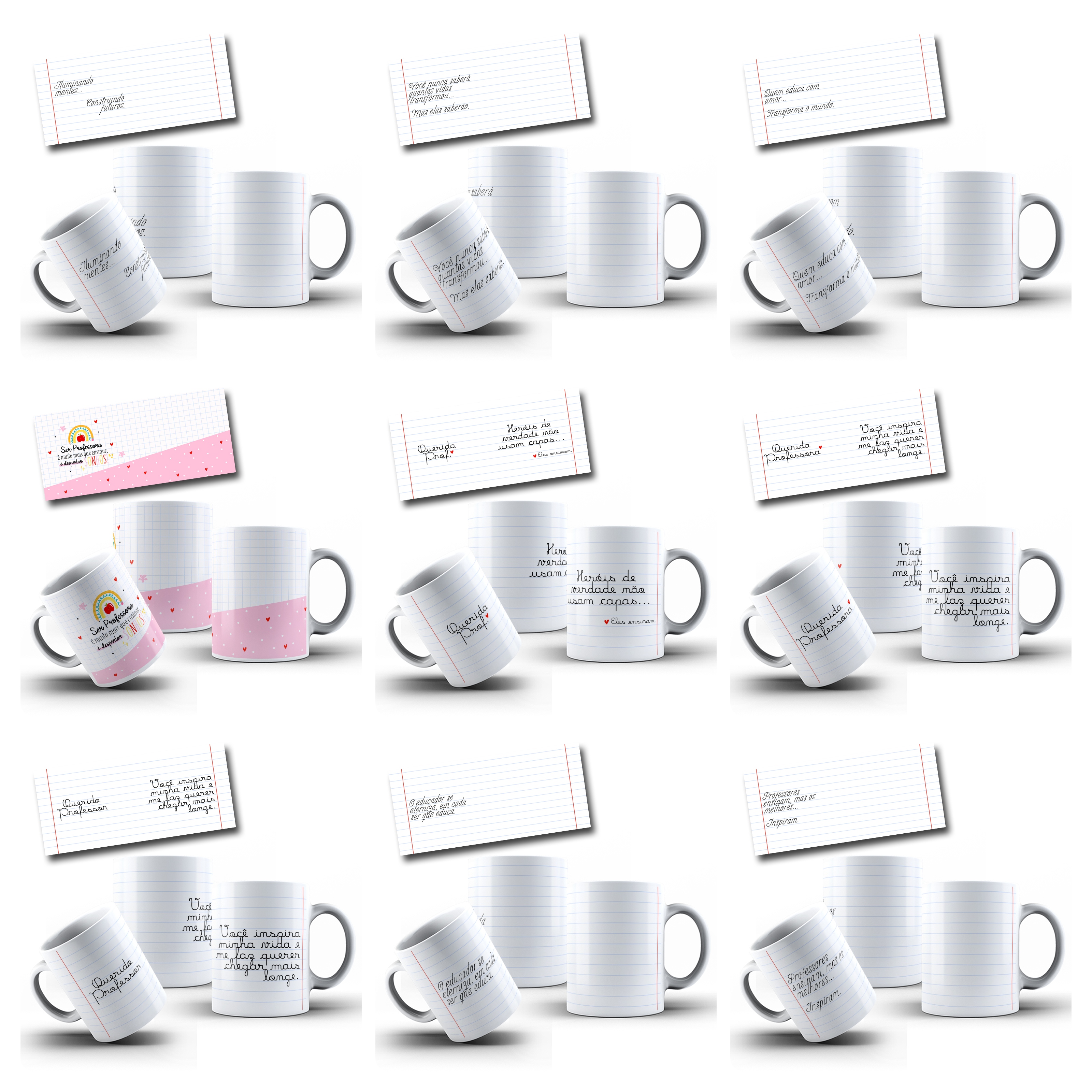 27 Artes para Caneca e Ecobag Nescessaire Dia Dos Professors Arquivo em Jpg 5