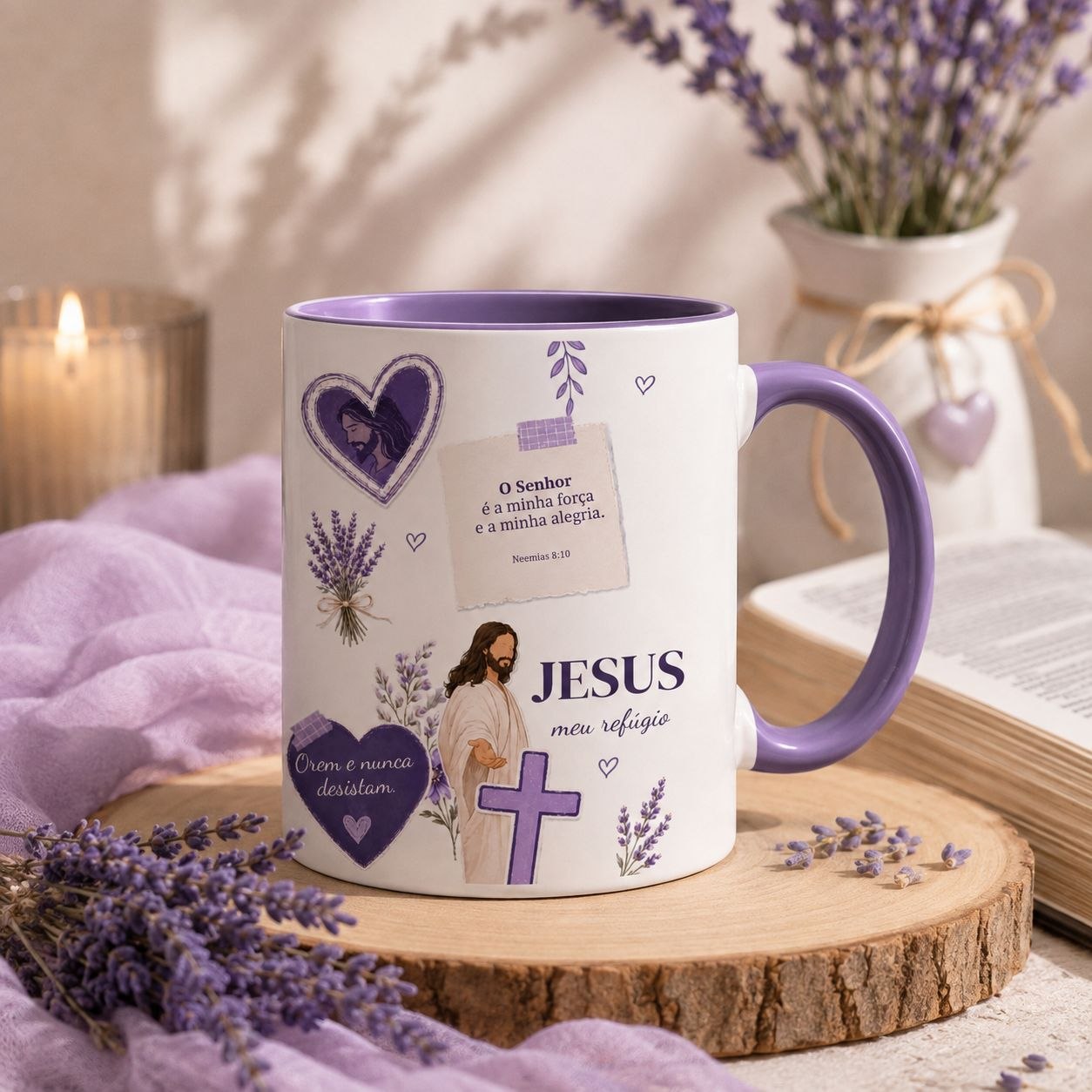 5 Artes para Caneca Querido Jesus em Canva 2