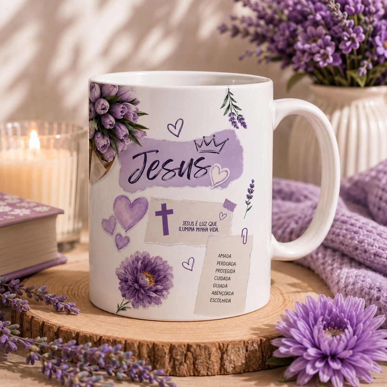5 Artes para Caneca Querido Jesus em Canva 4