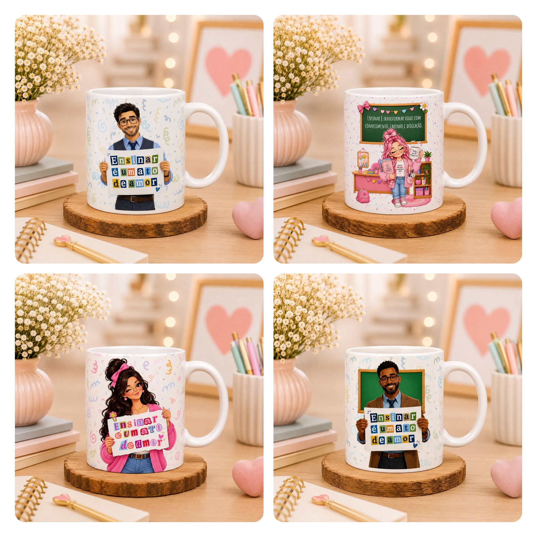 16 Artes para Caneca Dia Dos Professores Arquivo em Canva 1