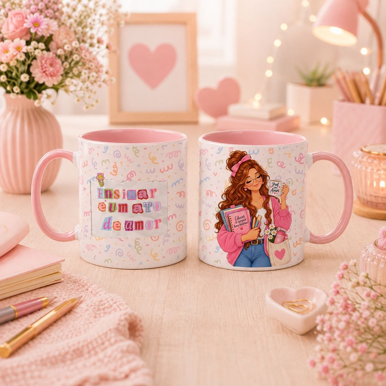 16 Artes para Caneca Dia Dos Professores Arquivo em Canva 6