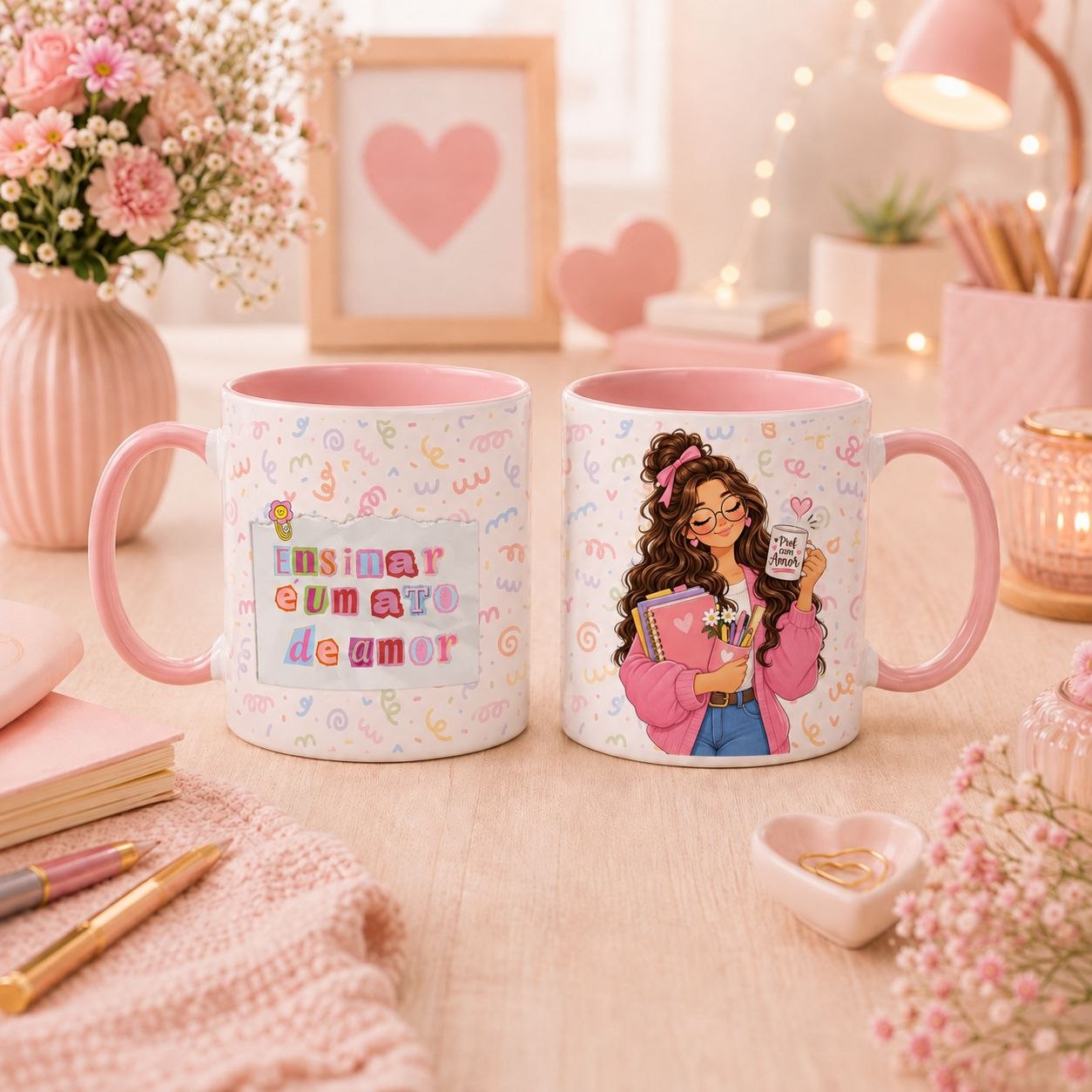 16 Artes para Caneca Dia Dos Professores Arquivo em Canva 8