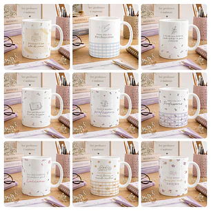 20 Artes para Caneca Dia dos Professores Arquivo Editável