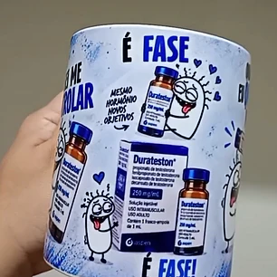 Arte para Caneca Flork Eu Sei Me Controlar é Fase Durasteston Arquivo em Png