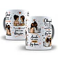 Arte para Caneca Deus abençõe sua vida, minha amiga você é uma benção, aonde você passa, você faz bem Arquivo em Png  - Miniatura 2