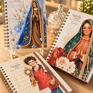 Arquivos para Capas A5 para Agendas e Cadernos Santinhos Arquivo em Jpg