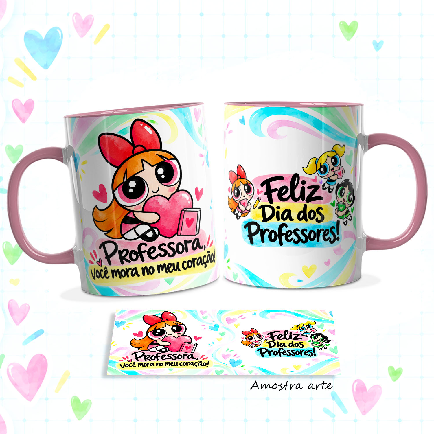 12 Artes para Caneca Professoras Superpoderosas - Meninas Super Poderosas Arquivo em Jpg 9