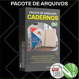 Arquivos para Produção de Cadernos Arquivo Editável 