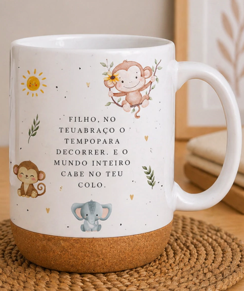 6 Artes para Caneca Animais Aquarelado Arquivo em Jpg 2