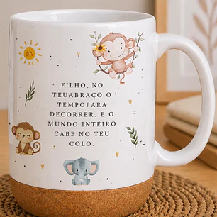 6 Artes para Caneca Animais Aquarelado Arquivo em Jpg