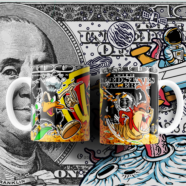 10 Artes para Caneca personagens geeck Arquivo em Jpg  1