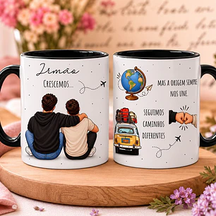12 Artes para Caneca dia dos irmãos Arquivo em Jpg