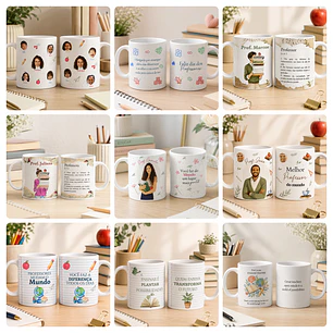 45 Artes para Caneca e Azulejo Arquivo editável em Canva