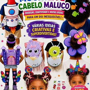 170 Arquivos para Escola Cabelo e Mochila Maluca, Meia Maluca - Com atualizações Futuras Arquivos em Pdf 